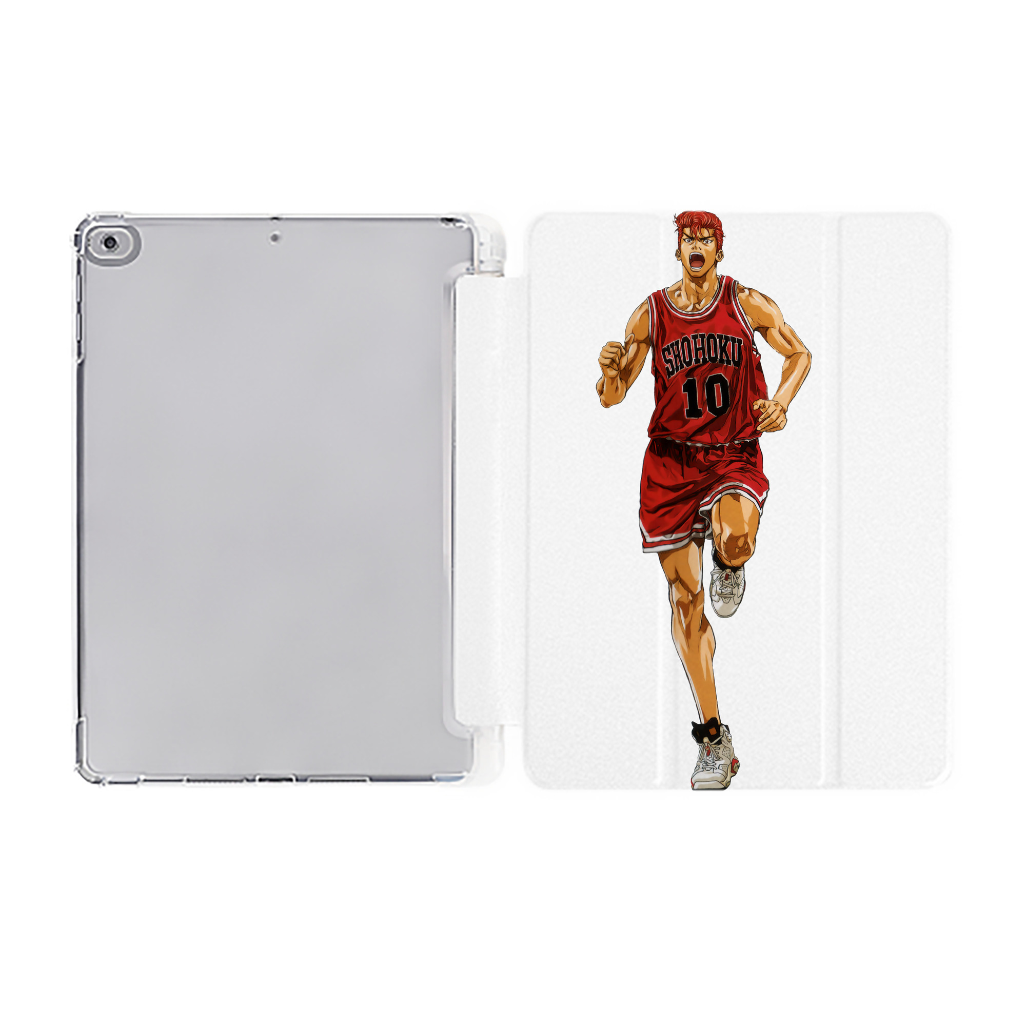 （画像用） SLAM DUNK／スラムダンク IPad ケース ペン収納付き 三つ折りスタンド PUレザー×シリコン 対応機種9.5/10.5/10.9インチ